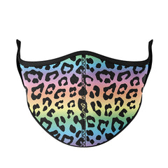 Rainbow Leopard Face Mask / Top Trenz For Sale