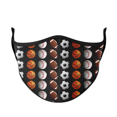 Black Multi Sports Face Mask / Top Trenz Online