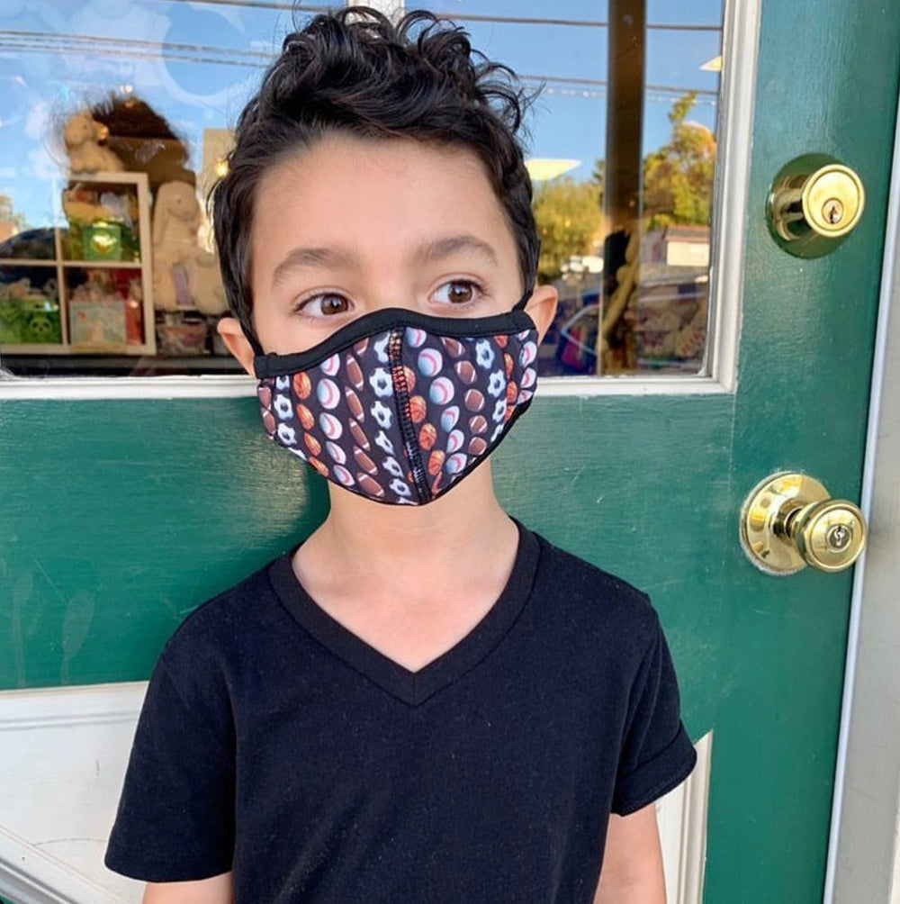 Black Multi Sports Face Mask / Top Trenz Online