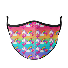 Unicorn Rainbow Face Mask / Top Trenz Discount