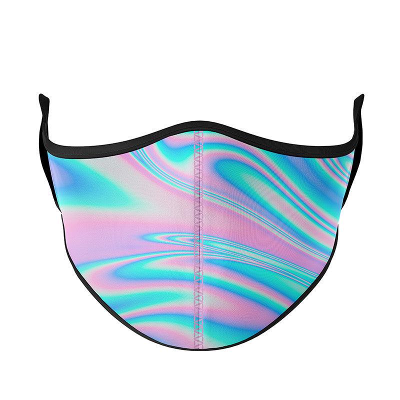 Fun Trendy Printed Holographic Face Mask / Top Trenz Sale