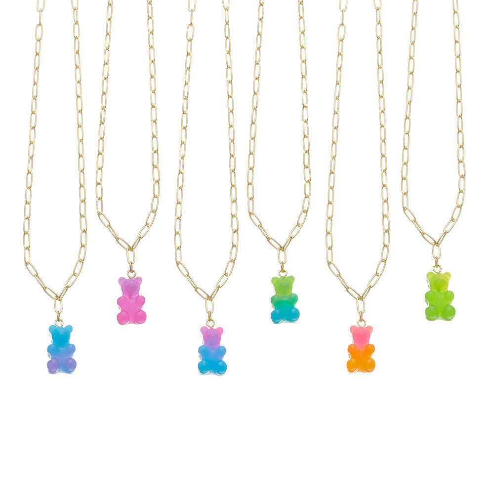 Bear Charm Necklace Accessories For Kids / Top Trenz Online Shop