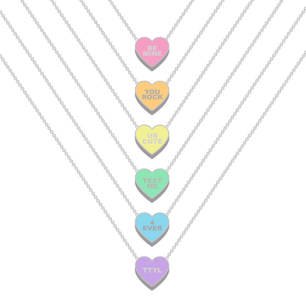 Charming Heart Chain Jewelry Necklace For Kids / Top Trenz Discount