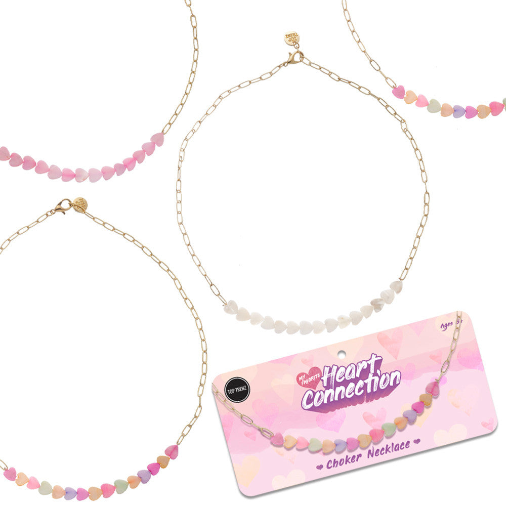 Pearl Heart Charm Necklaces For Kids And Tweens / Top Trenz For Sale