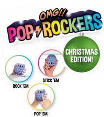 OMG Pop Rockers Christmas Holiday Fidget Poppers / Top Trenz Online