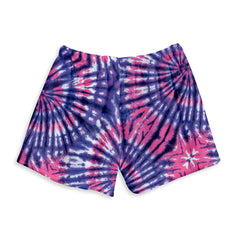 Fuzzy Tie Dye Loungewear Cozy Shorts / Top Trenz Sale