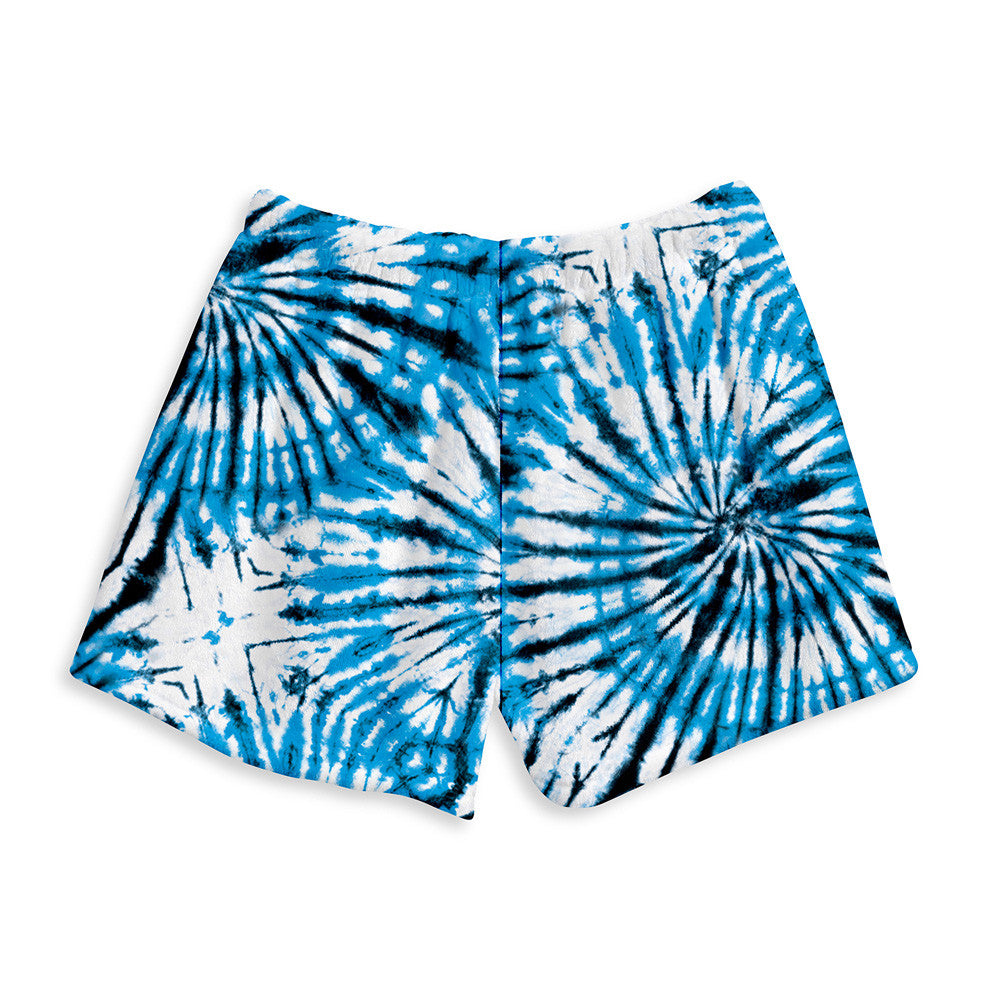 Tie Dye Comfy Fuzzy Lounge Short Pajamas Loungwear / Top Trenz Outlets