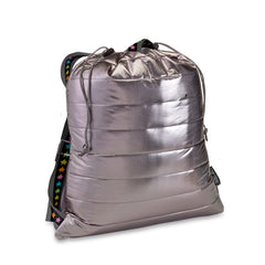 Top Selling Metallic Puffer Drawstring Bag For Kids And Tweens / Top Trenz For Sale