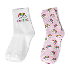 Crew Pattern Socks Multi Pack For Kids And Tweens / Top Trenz For Sale
