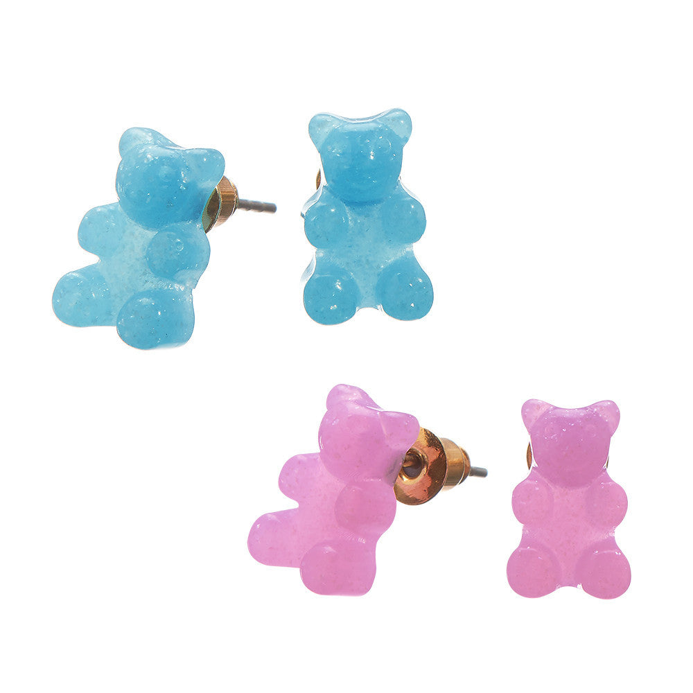 Dainty Bear Earring Sets For Kids And Tweens / Top Trenz For Sale