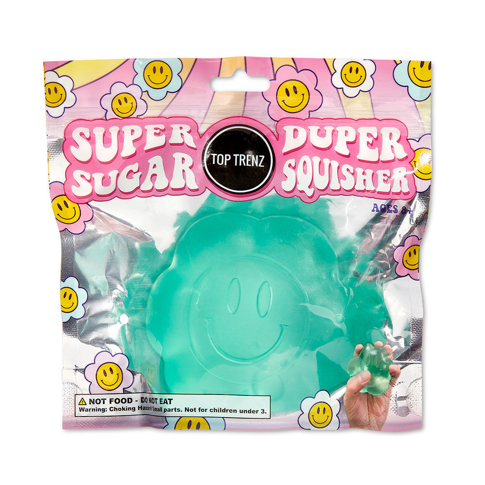 Daisy Squishy Stress Ball Fidget Toy - Sugar Squisher / Top Trenz Online Shop