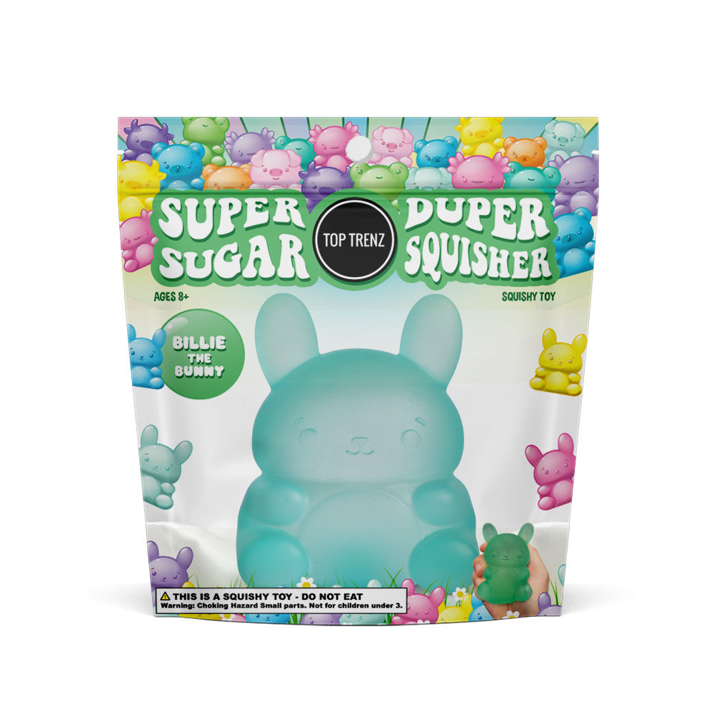 Bunny Squishy Stress Ball Fidget Toy - Sugar Squisher / Top Trenz Online
