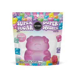 Pig Squishy Stress Ball Fidget Toy - Sugar Squisher / Top Trenz Discount