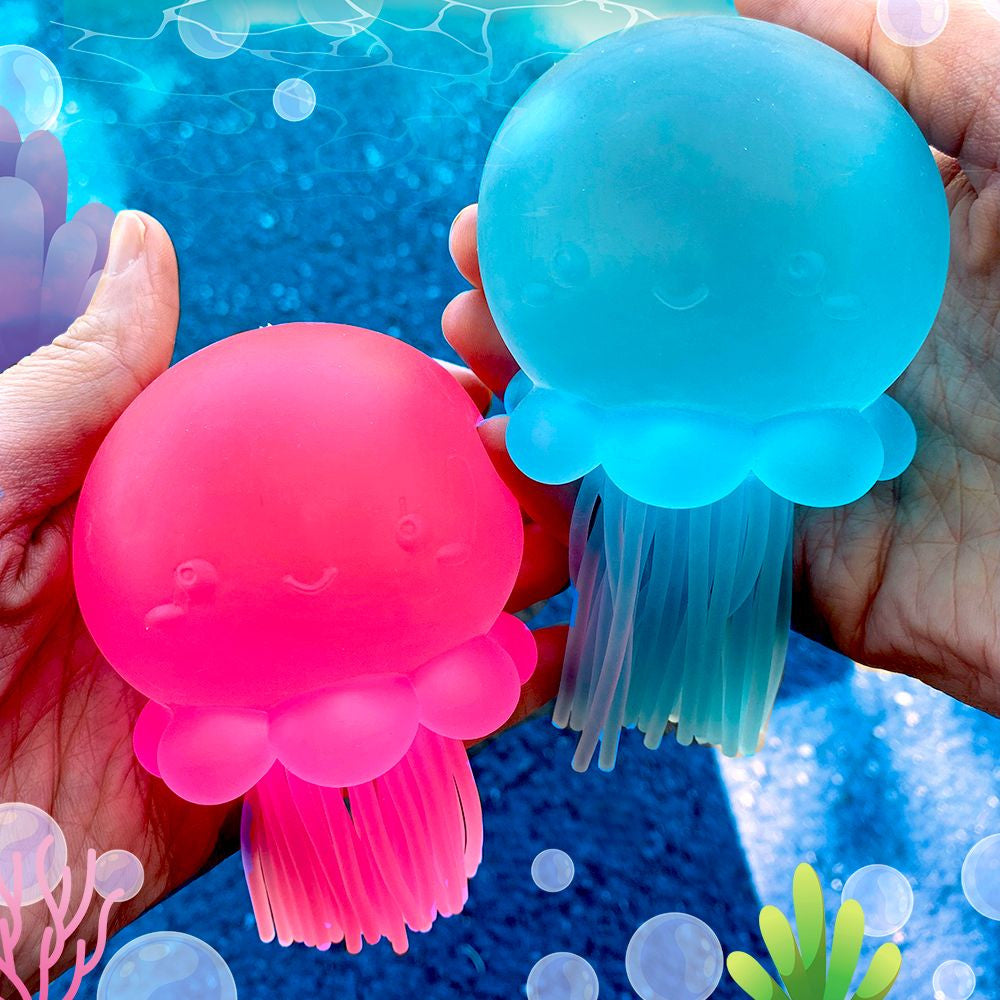 Super Duper Sugar Squisher – Jellyfish Squishy Fidget Toy - Sensory DNA Ball with Stretchy Tentacles / Top Trenz Outlets