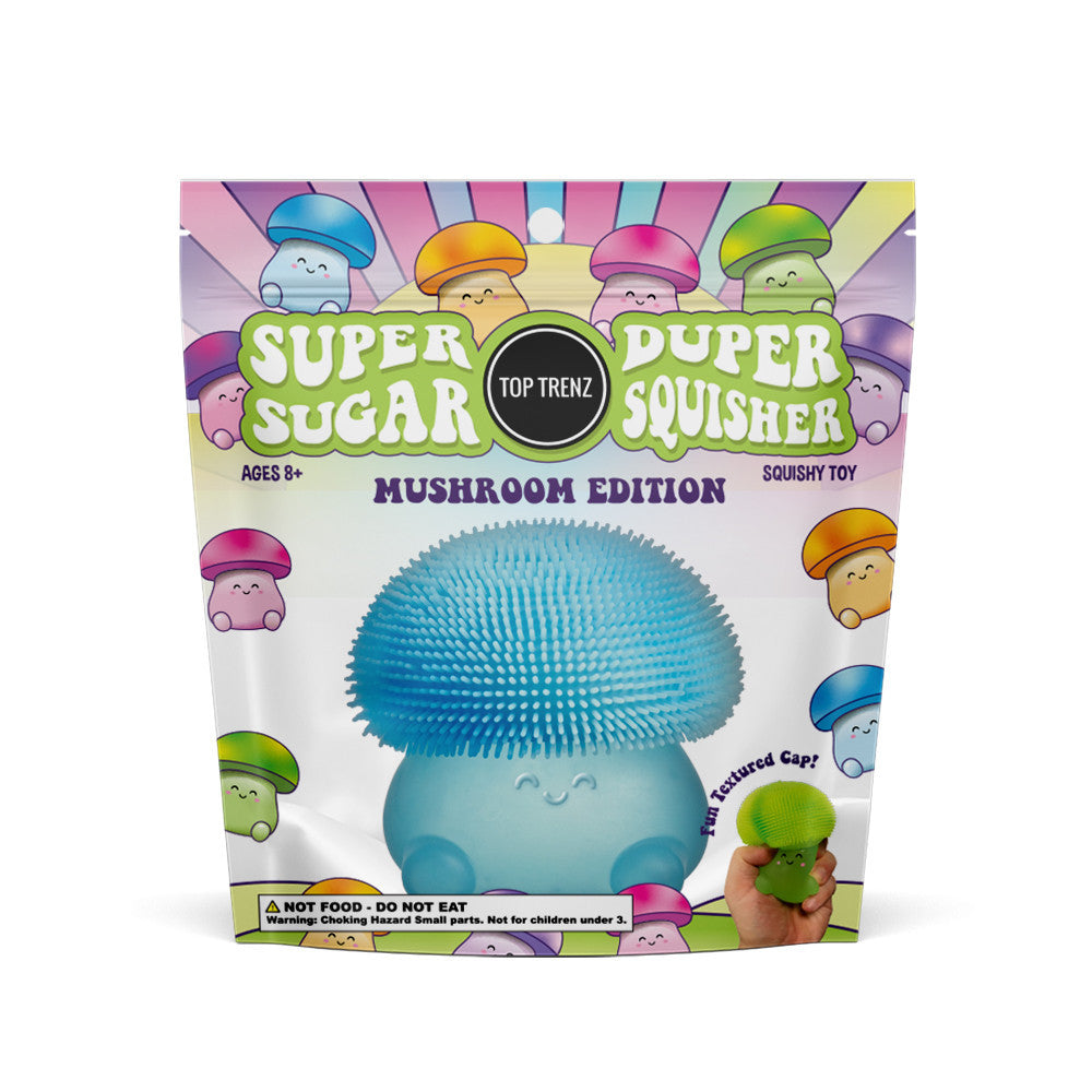 Mushroom Stress Ball Fidget Toy - Non-Toxic - Sugar Squisher / Top Trenz Online Shop