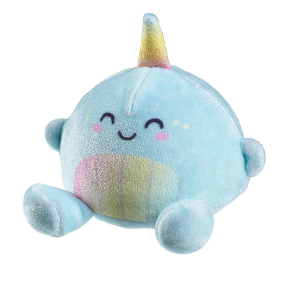 Nelly the Narwhal Squishy Plush – Super Duper Sugar Squisher - Trending Sensory Fidget Toy for Kids, Tweens, Teens & Collectors / Top Trenz Discount