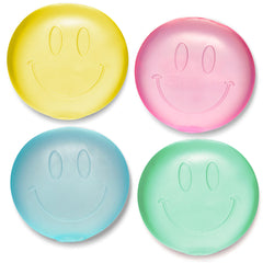 Happy Face Squishy Stress Ball Fidget Toy - Sugar Squisher / Top Trenz For Sale
