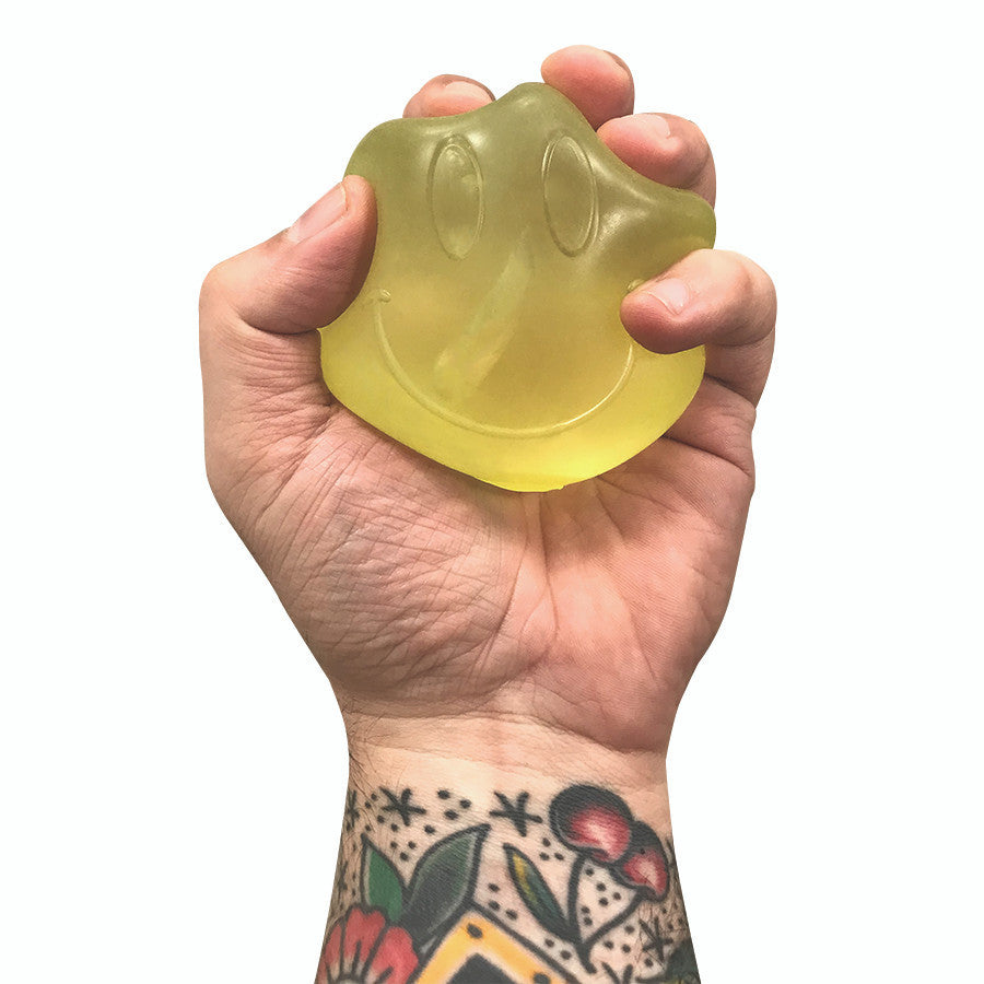 Happy Face Squishy Stress Ball Fidget Toy - Sugar Squisher / Top Trenz For Sale