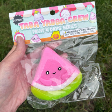 Taba Yabba Crew – Fruit 4 Days Series - Extra Sticky Fruit Fidget Toys to Squish & Collect / Top Trenz Online