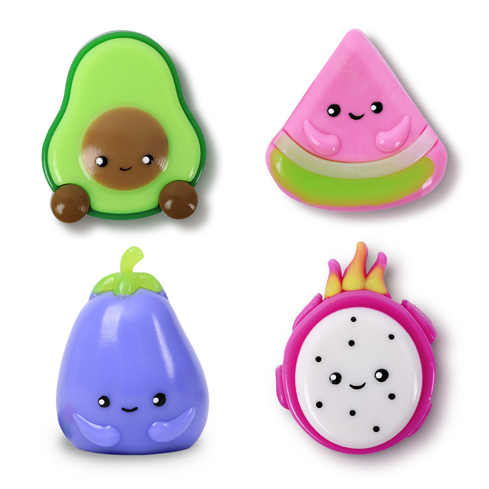 Taba Yabba Crew – Fruit 4 Days Series - Extra Sticky Fruit Fidget Toys to Squish & Collect / Top Trenz Online