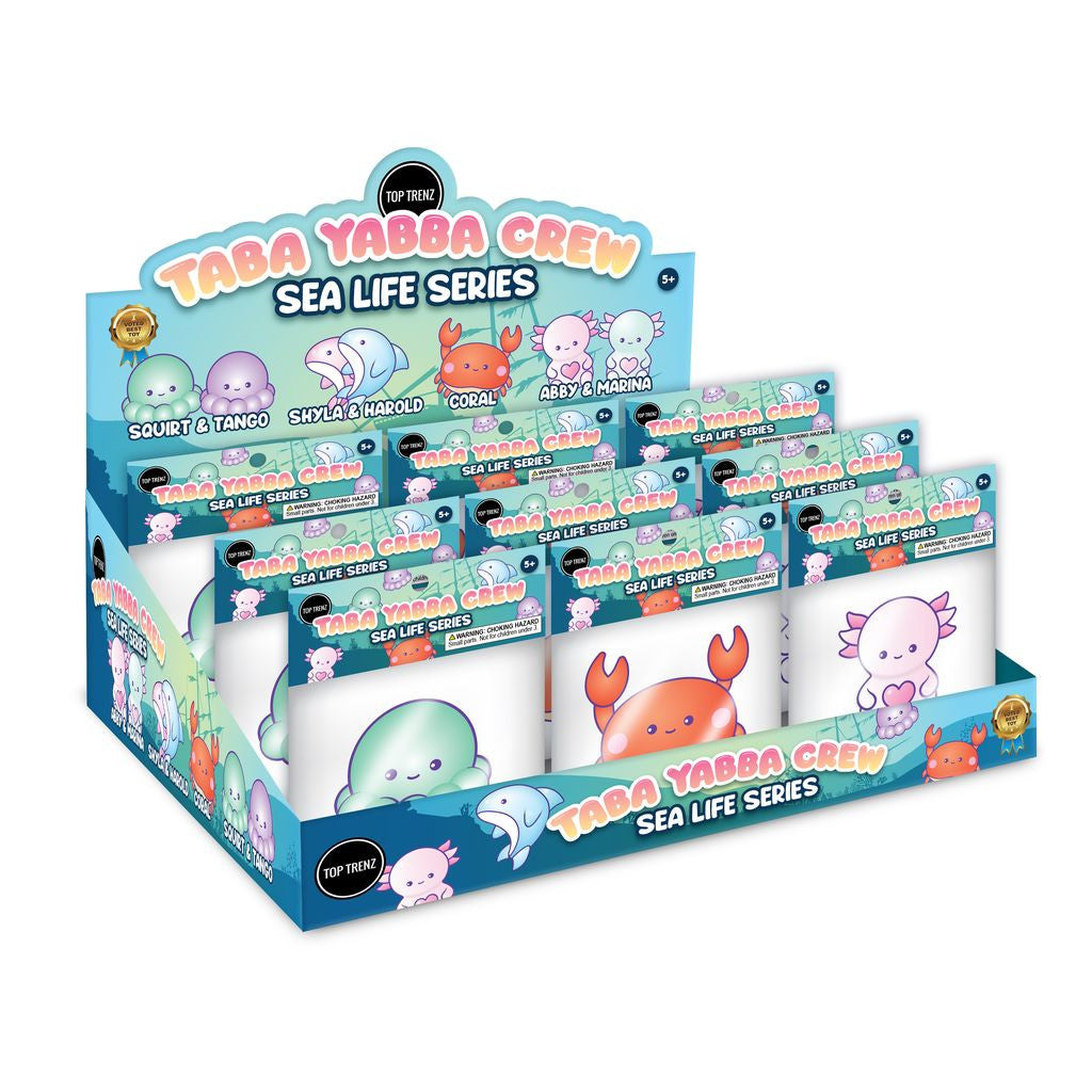 Taba Yabba Crew – Sea Life Series - Extra Sticky Fidget Toys to Squeeze, Stick & Collect / Top Trenz For Sale