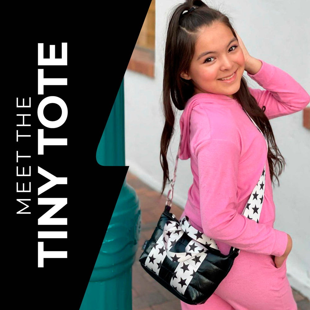 Best Gunmetal Puffer Tiny Tote For Kids And Tweens / Top Trenz Discount
