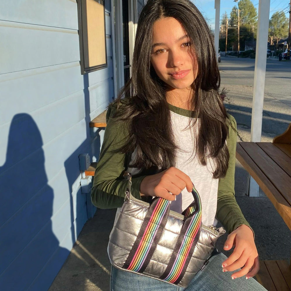 Super Cute Puffer Tiny Tote Purse For Kids And Tweens / Top Trenz Sale