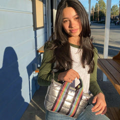 Super Cute Puffer Tiny Tote Purse For Kids And Tweens / Top Trenz Sale