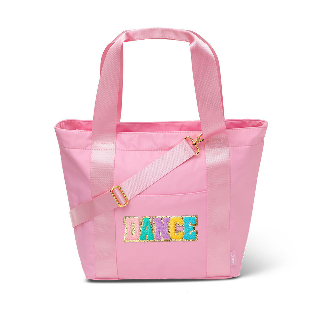 Pink Nylon Weekender Dance Tote Bag / Top Trenz For Sale