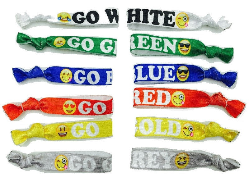 Kids And Tweens Camp Ponytail Hair Ties For Color Wars / Top Trenz Discount