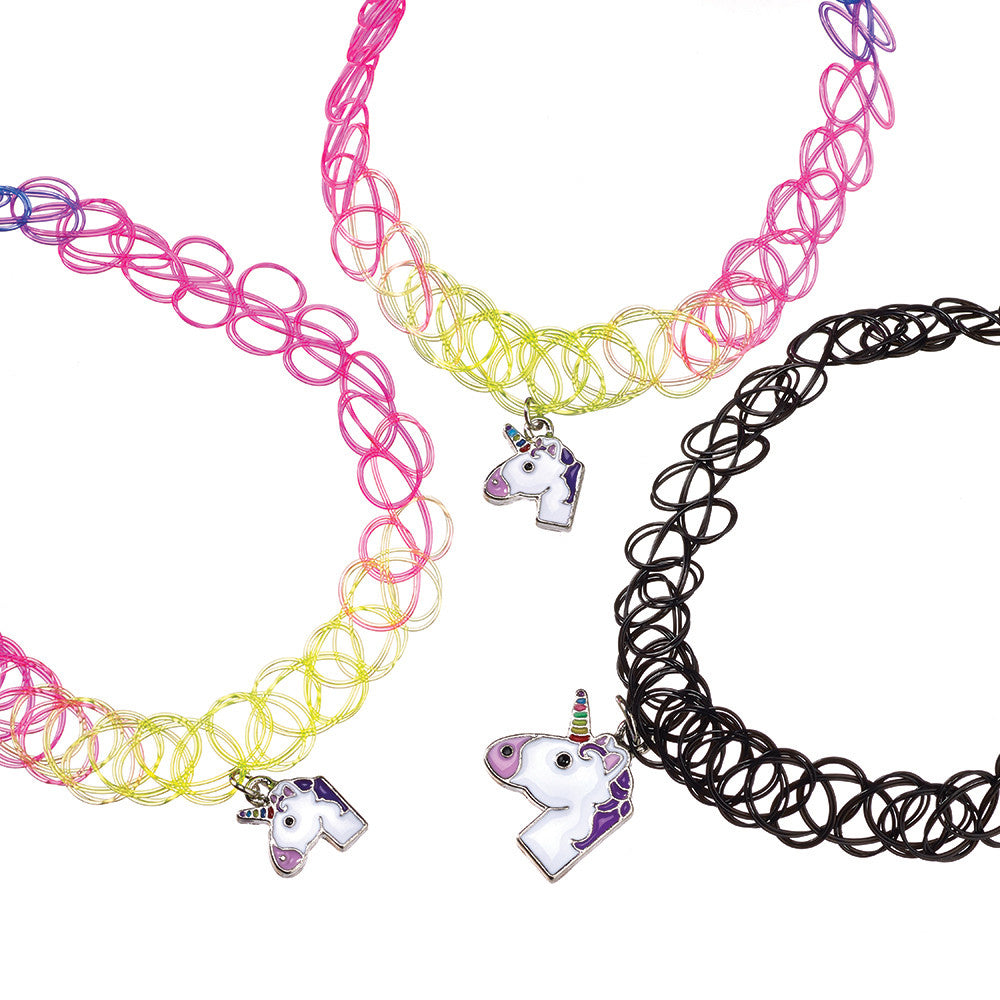 Unicorn Stretch Tattoo Jewelry Choker / Top Trenz US