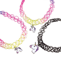 Unicorn Stretch Tattoo Jewelry Choker / Top Trenz US