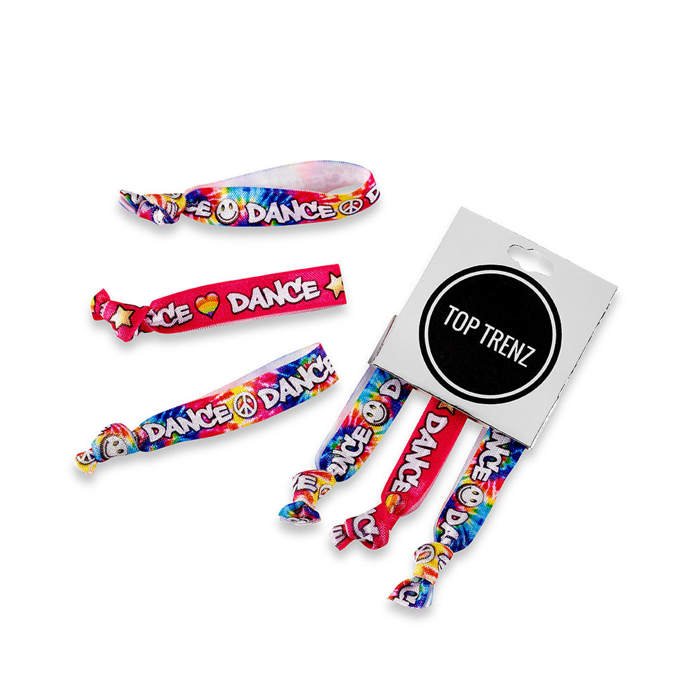Dance Graffiti Ponytail Holders / Top Trenz Sale