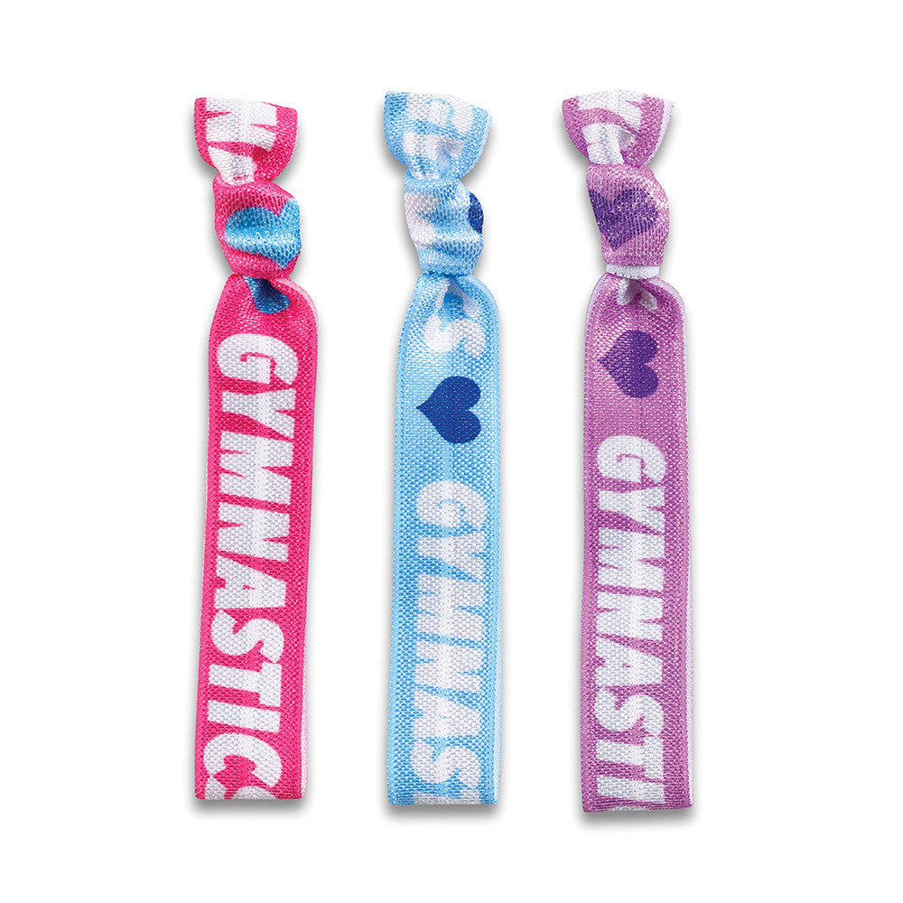 Cute  Gymnastics Print Ponytail Holders / Top Trenz Online Shop